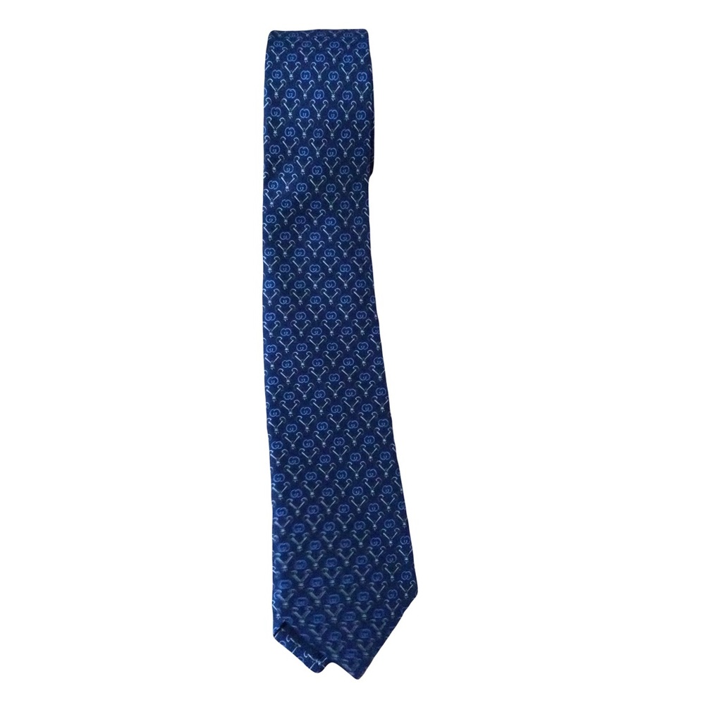 Gucci GG Logo Silk Tie - Picture 3 of 10
